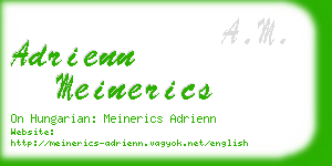 adrienn meinerics business card